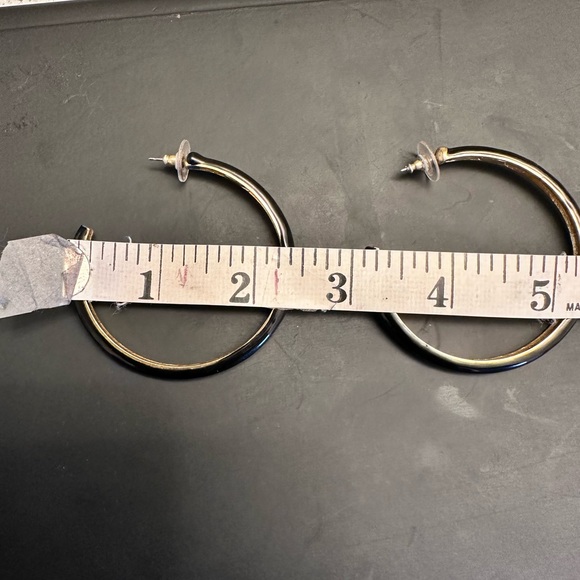 Kenneth Jay Lane Hoop Earrings - Picture 6 of 6